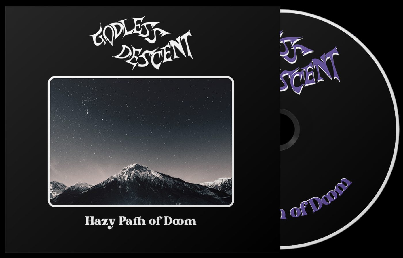 CD «Hazy Path of Doom» mit violettem Aufdruck